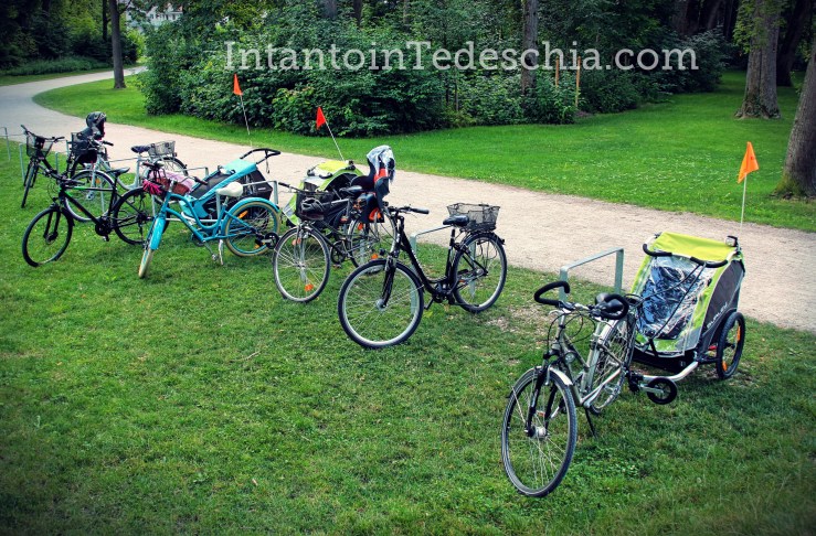 biciclette parco carrellino